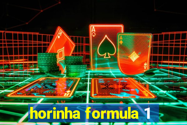 horinha formula 1